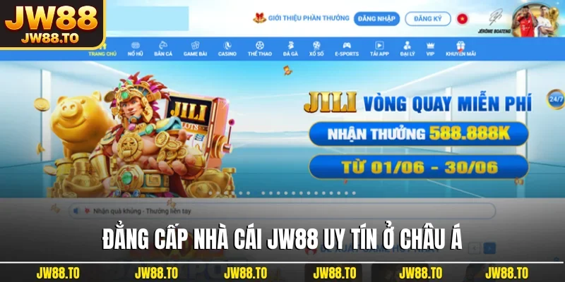 Đẳng cấp nhà cái JW88 uy tín ở châu Á