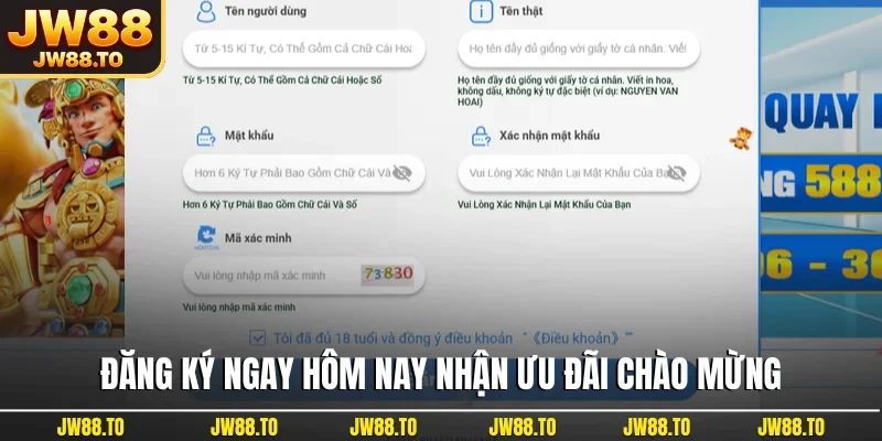 Đăng ký ngay hôm nay nhận ưu đãi chào mừng