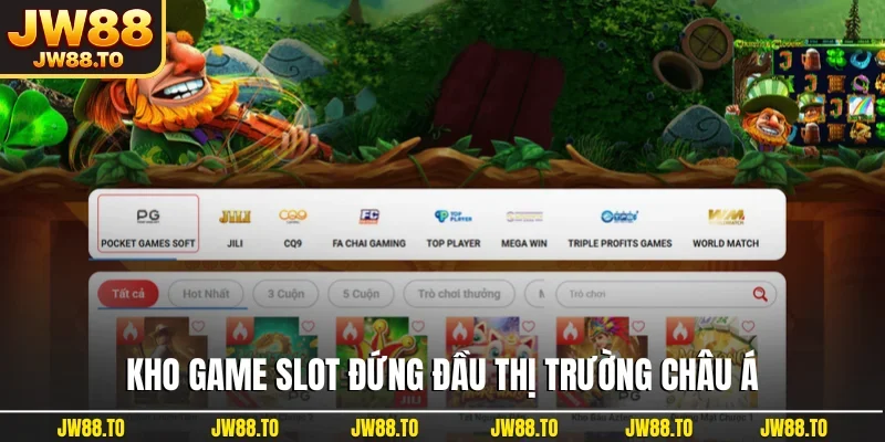 Kho game slot đứng đầu thị trường châu Á